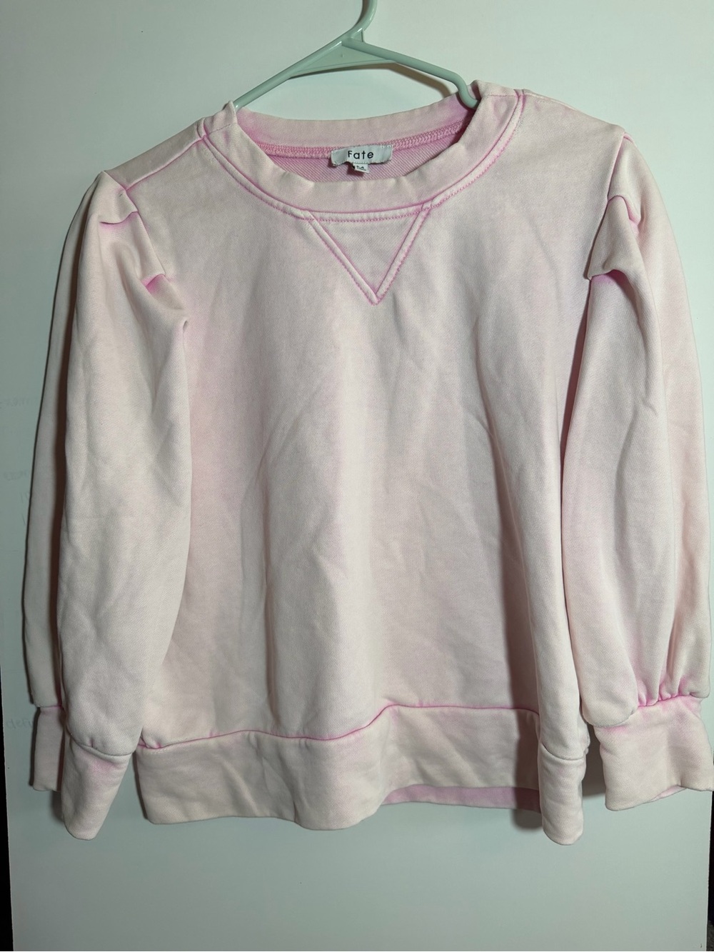 Fate Light Pink Pullover Sweatshirt